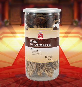 薈食(FINE LIFE)茶樹菇產(chǎn)自浙江麗水160g每袋，質(zhì)輕盈，有特殊天然菌香，味道鮮美，風味獨特，保留了豐富的營養(yǎng)成分。采取透明包裝，新鮮清晰可見，干凈衛(wèi)生，方便存放冷藏，方便消費者們的選購，安全健康，放心購買。