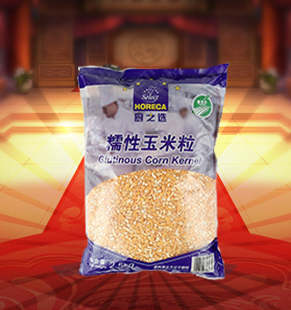 廚之選HS糯性玉米粒產(chǎn)自遼寧朝陽2.5kg每袋，選用優(yōu)質(zhì)糯性玉米粒為原料，天然無公害的玉米經(jīng)層層篩選，經(jīng)先進(jìn)的工藝精制而成。玉米粒飽滿鮮亮，色澤盈潤，滿足你的味蕾，嚴(yán)苛的每個步驟確保每顆都是優(yōu)質(zhì)的真材實料。玉米粒做飯味香松軟，煮粥甜糯密稠，黏而不膩，蘊含自然甜味。
