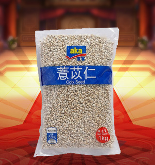 宜客(AKA)薏苡仁產(chǎn)自貴州興義250g每袋，優(yōu)質(zhì)的土壤，適宜的氣候，造就了味道濃郁，顆粒飽滿，蛋白質(zhì)、氨基酸含量高于其他地區(qū)。顆粒飽滿，表面乳白色，色澤均勻圓潤，散發(fā)淡淡谷香，軟糯微甘。