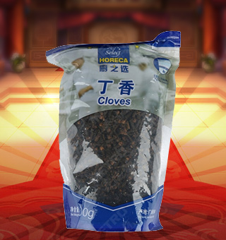 廚之選(HORECA SELECT)丁香產(chǎn)自云南昆明400g每袋，本產(chǎn)品選用的是上等的香葉為原料精心制作而成，品質(zhì)天然，口味純正，保證優(yōu)質(zhì)的質(zhì)量。本產(chǎn)品采用的是塑料質(zhì)地包裝，簡潔大方，食用簡單，是您廚房的好幫手。本產(chǎn)品的葉片深綠色，呈橢圓形，富含濃郁的葉子香味，做菜時放入，別具一番風味。