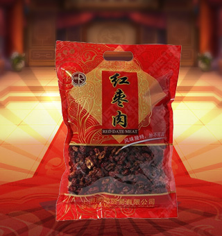 閩融紅棗肉產(chǎn)自河北滄州500g每袋，紅棗能提高人體免疫力，能促進白細胞的生成，降低膽固醇，保護肝臟，紅棗中還含有抑制癌細胞，甚至可使癌細胞向正常細胞轉(zhuǎn)化的物質(zhì)