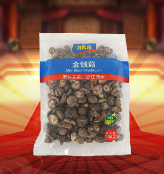 宜客(AKA)金錢菇產(chǎn)自浙江麗水250g每袋，精選優(yōu)質(zhì)金錢菇，經(jīng)先進工藝加工而成，其味清香可口，質(zhì)地細膩，是一種風味獨特的食用菌。將本品用清水洗凈浸泡后，可直接與肉絲爆炒、排骨煲湯，或作為佐料，葷素皆宜本產(chǎn)品采用的是袋裝的包裝方式，包裝較輕，讓您攜帶起來更加的方便自如。