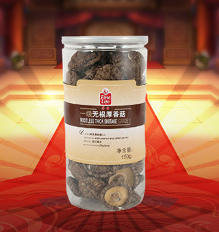 薈食(FINE LIFE)一級無根厚香菇產(chǎn)自浙江麗水150g每袋，質(zhì)輕盈，有特殊天然菌香，味道鮮美，風味獨特，保留了豐富的營養(yǎng)成分。采取透明包裝，新鮮清晰可見，干凈衛(wèi)生，方便存放冷藏，方便消費者們的選購，安全健康，放心購買。