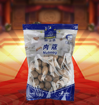 廚之選(HORECA SELECT)肉蔻產(chǎn)自四川成都500g每袋，精細加工而成，質(zhì)量上乘，備受廣大專業(yè)廚師和消費者歡迎和厚愛，是您廚房必備品。保留了肉蔻中原有的滋味、氣味和全部的營養(yǎng)物質(zhì)，風味獨特，定會讓您回味無窮。不使用化學劑、無化學殘留、不破壞營養(yǎng)成分，給家人一份天然、一份健康、一份安心。
